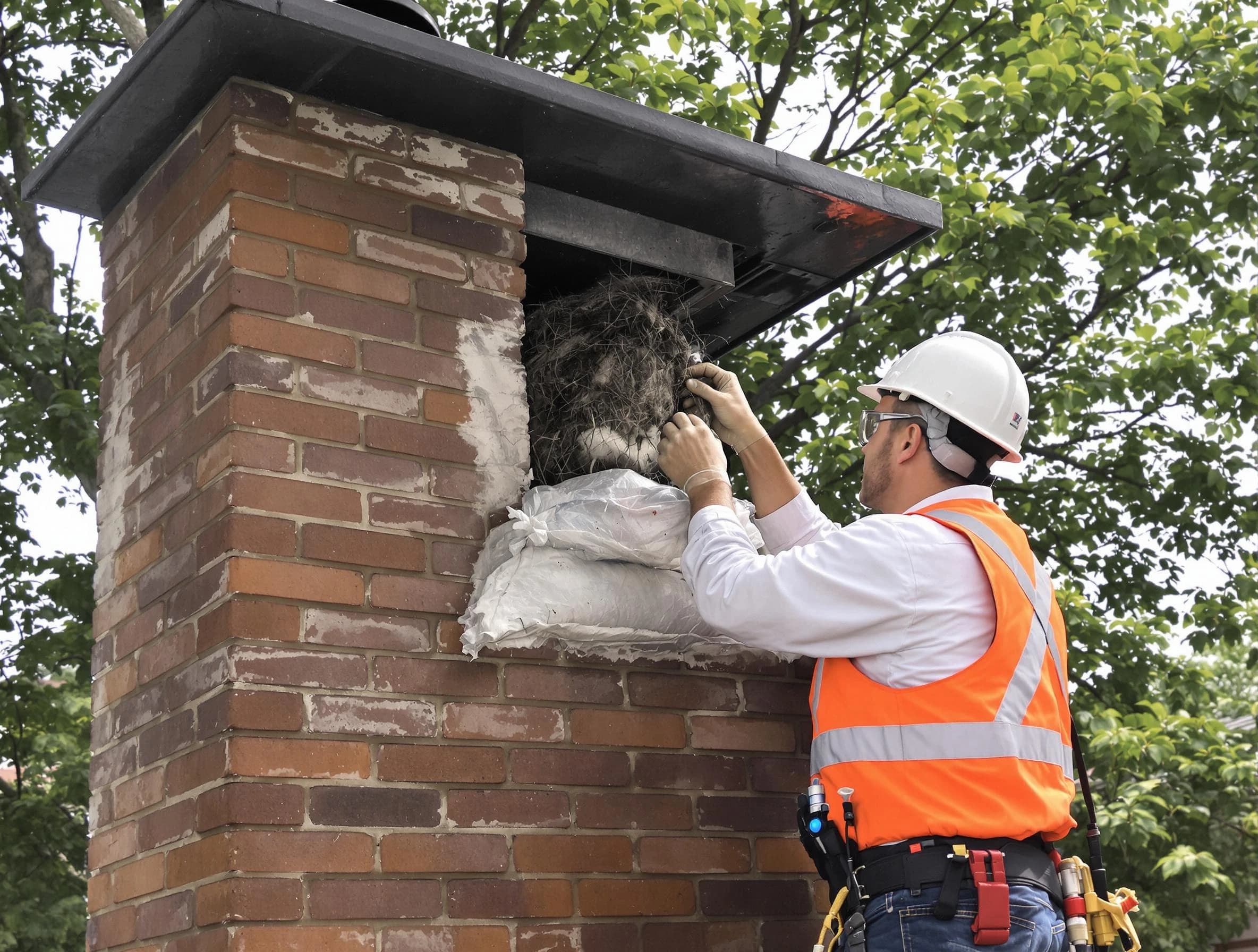 Humane removal of debris and animals by Panthersville Chimney Sweep in Panthersville, GA