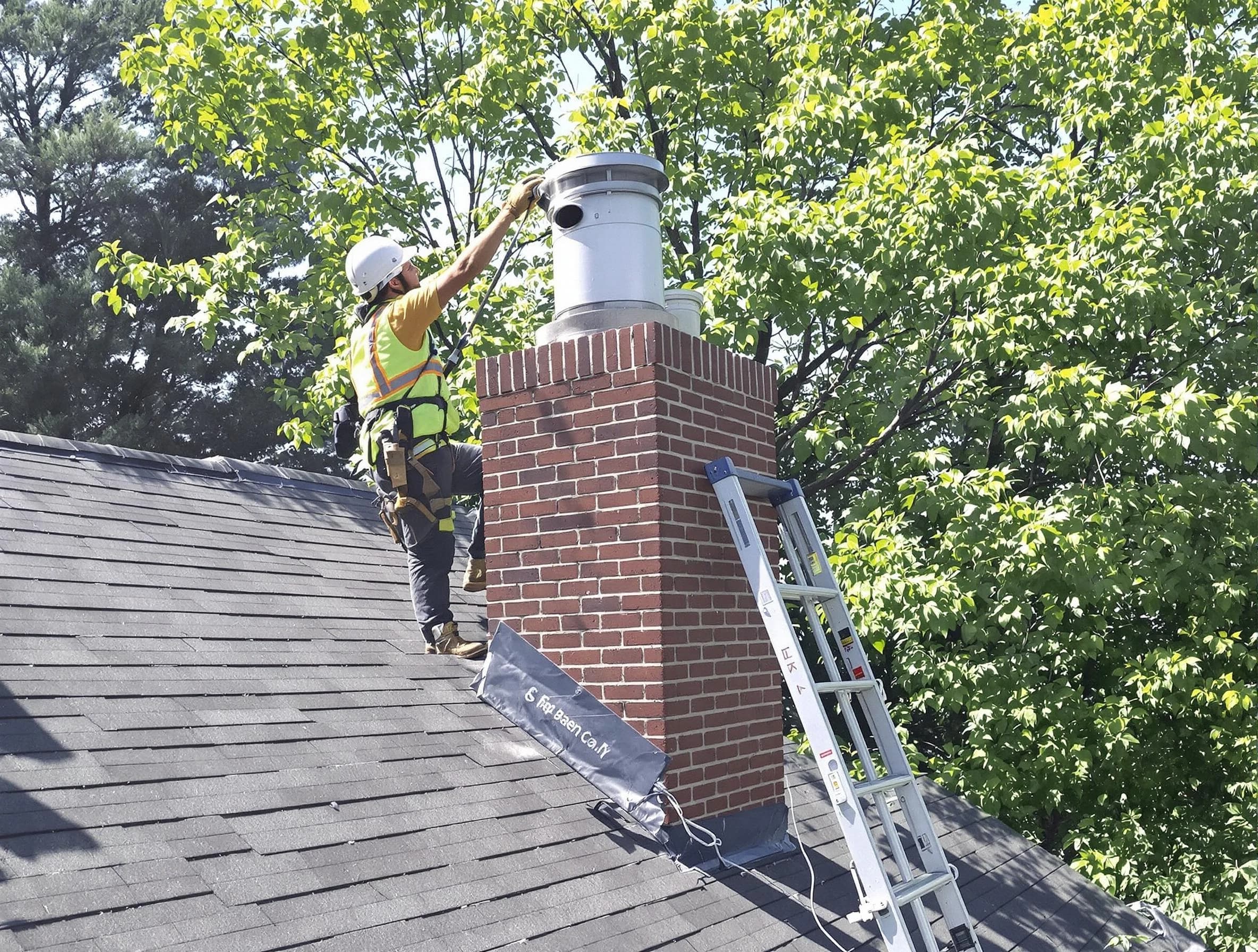 Chimney liner inspection by Panthersville Chimney Sweep in Panthersville, GA