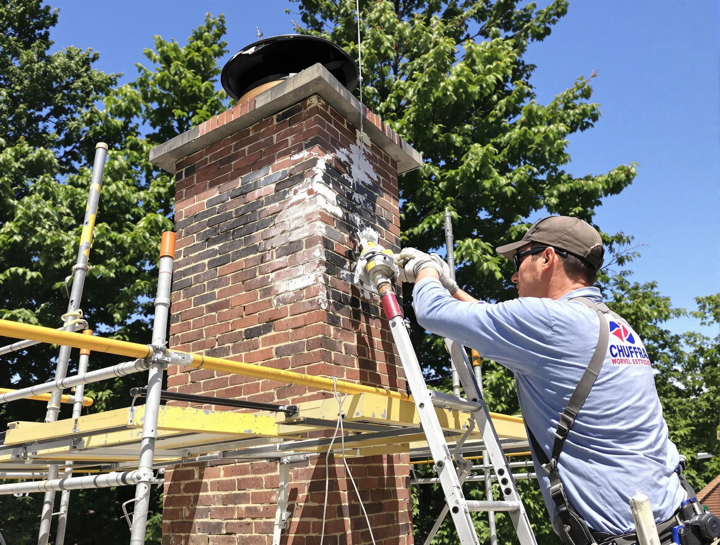 Structural chimney repair by Panthersville Chimney Sweep in Panthersville, GA