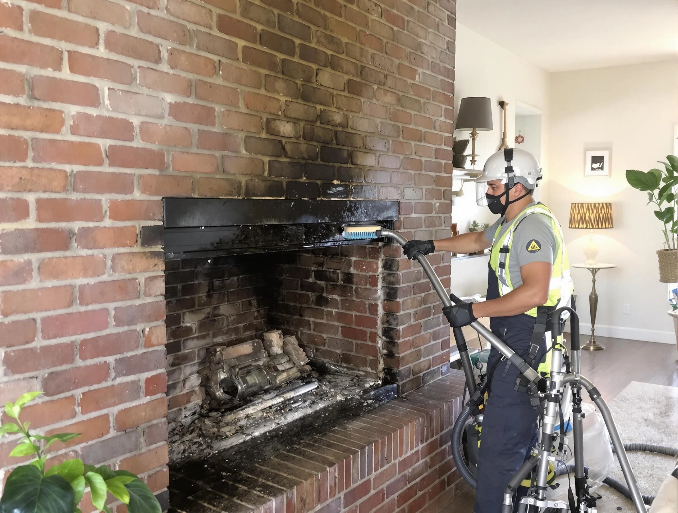 Panthersville Chimney Sweep providing fireplace cleaning services in Panthersville, GA