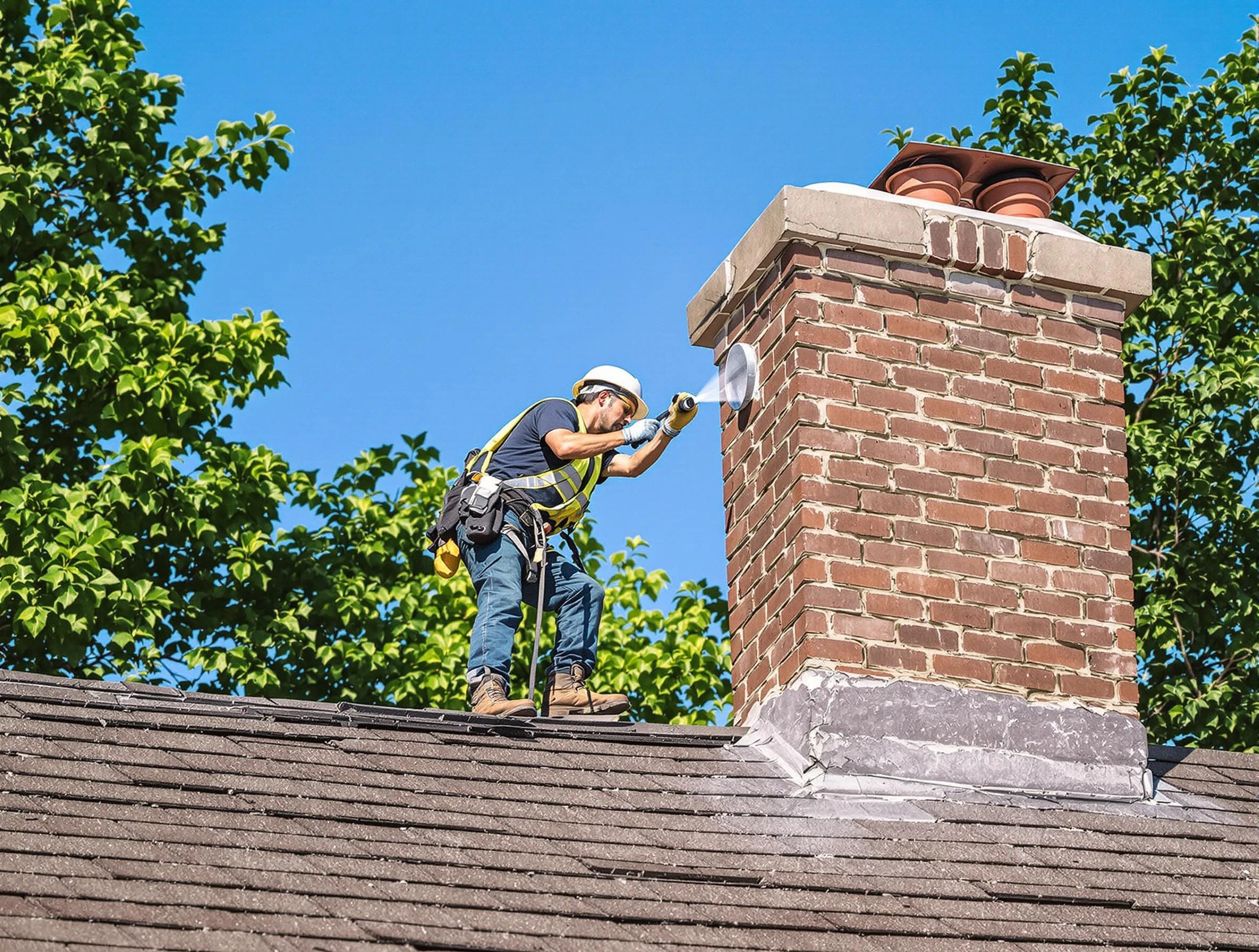 Panthersville Chimney Sweep performing an inspection with advanced tools in Panthersville, GA