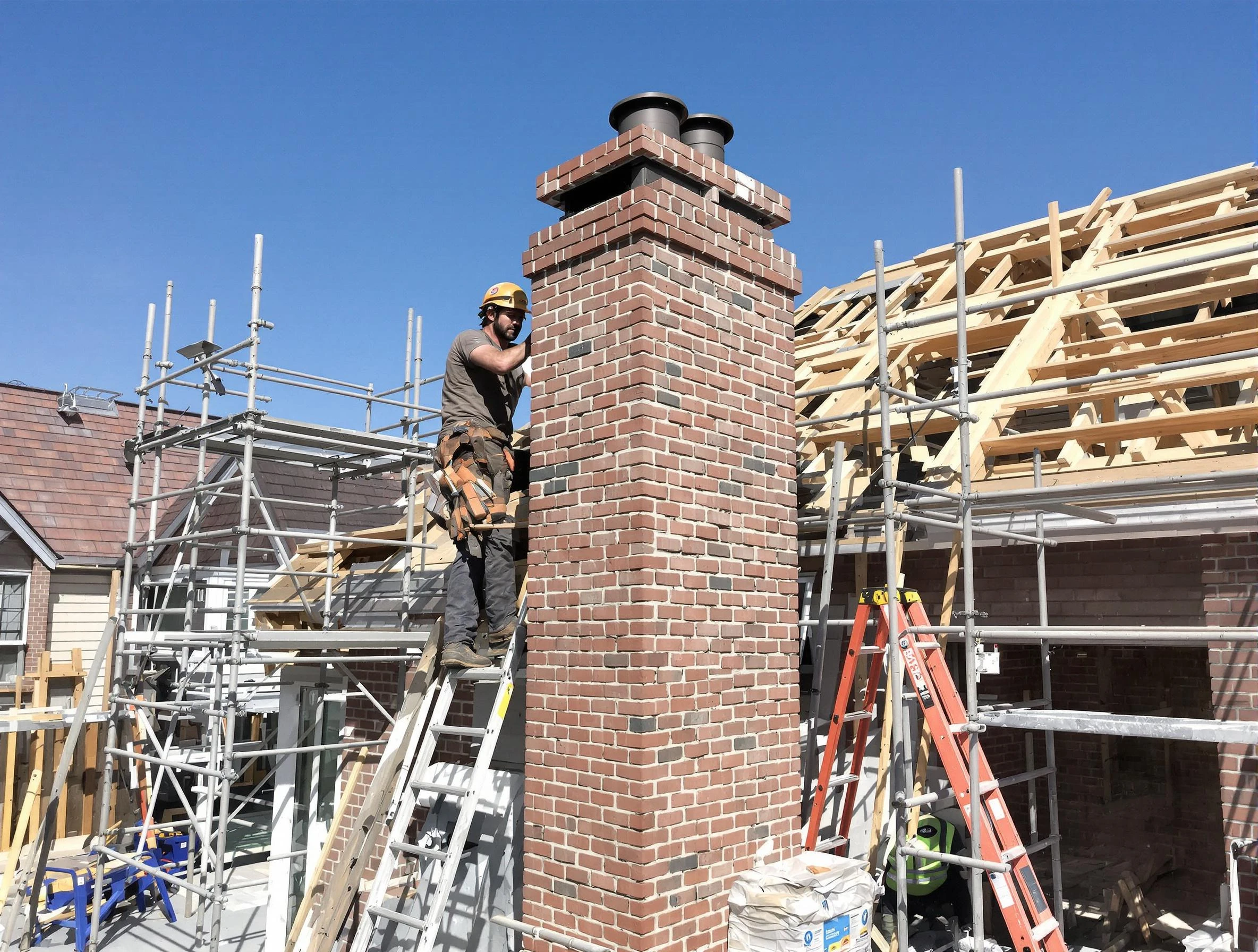 New chimney installation completed by Panthersville Chimney Sweep in Panthersville, GA